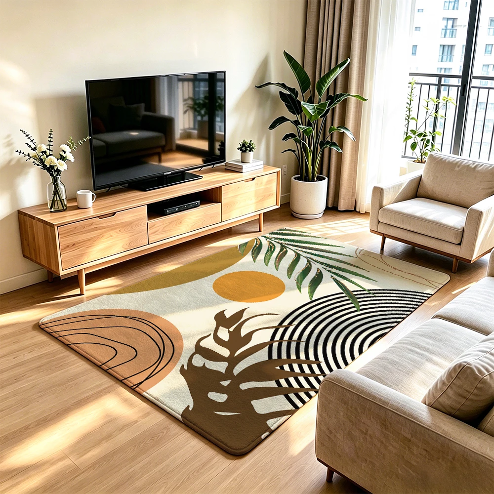 1pc Modern Geometric Carpet Soft Anti Slip Leaf Plastic Carpet Living Room Sofa Tea Table Bedroom Bedside Home Decoration
1pc Modern Geometric Carpet Soft Anti Slip Leaf Plastic Carpet Living Room Sofa Tea Table Bedroom Bedside Home Decoration