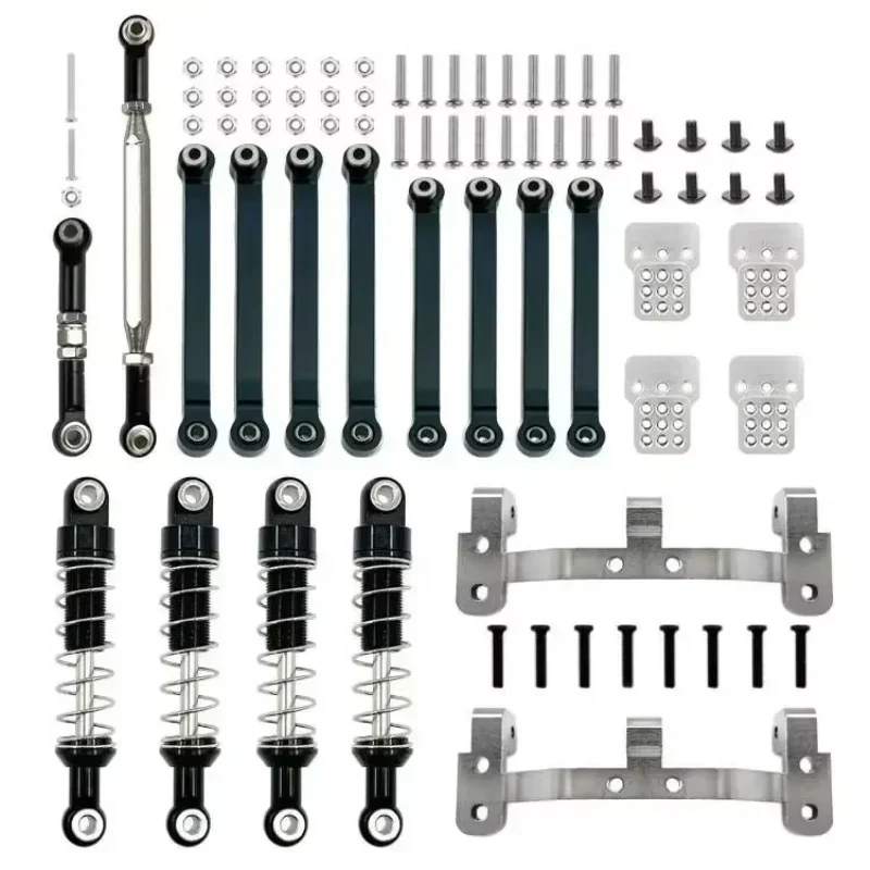 Metal Steering Link Rod Pull Rod Mount Seat Shock Absorber Set for MN D90 MN-90 MN99S 1/12 RC Car Upgrade Parts Accessories
Metal Steering Link Rod Pull Rod Mount Seat Shock Absorber Set for MN D90 MN-90 MN99S 1/12 RC Car Upgrade Parts Accessories