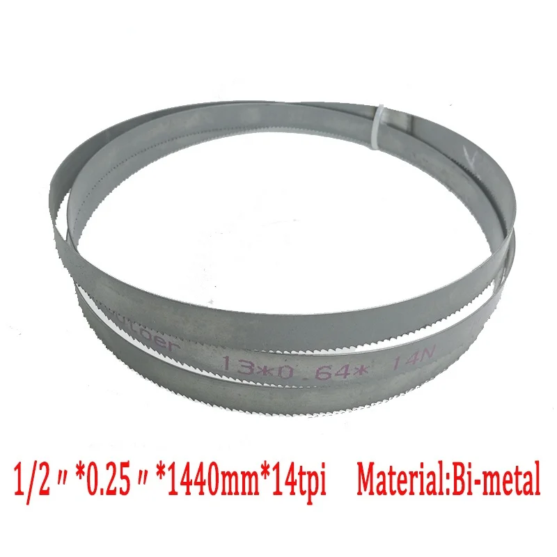 Высококачественная Металлообработка M42 56,5x1/2X0,25 или 1440*13*0,65 * 14tpi, биметаллическое полотно ленточной пилы M42 для европейской ленточной пилы
Высококачественная Металлообработка M42 56,5x1/2X0,25 или 1440*13*0,65 * 14tpi, биметаллическое полотно ленточной пилы M42 для европейской ленточной пилы