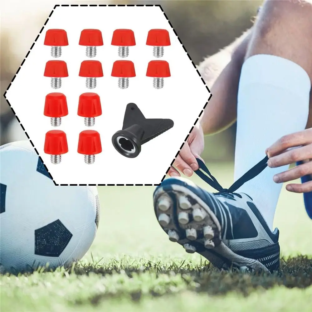 12Pcs Set M6 Thread Screw Football Boot Studs 8mm 10mm with Wrench Soccer Boot Cleats Non Slip Replacement Spikes
12Pcs Set M6 Thread Screw Football Boot Studs 8mm 10mm with Wrench Soccer Boot Cleats Non Slip Replacement Spikes