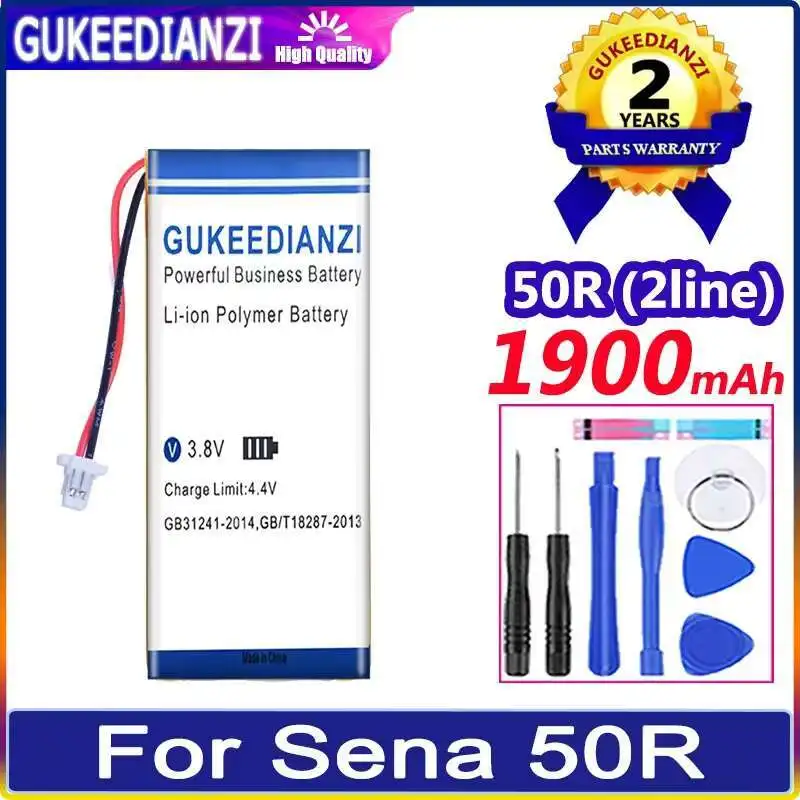 Communication Device Components Battery 50R 2-Wire Plug 1900mAh For Sena 50R 2 Lines Contactor
Communication Device Components Battery 50R 2-Wire Plug 1900mAh For Sena 50R 2 Lines Contactor
