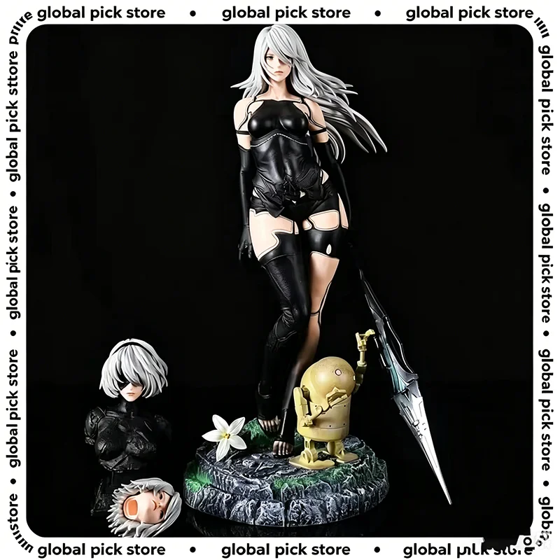 New 48cm Gk 2a 2b Pod 042 Yorha No. 2 Type B Three Heads Anime Figures Pvc Action Figure Toy Game Collectible Model Doll Gifts
New 48cm Gk 2a 2b Pod 042 Yorha No. 2 Type B Three Heads Anime Figures Pvc Action Figure Toy Game Collectible Model Doll Gifts