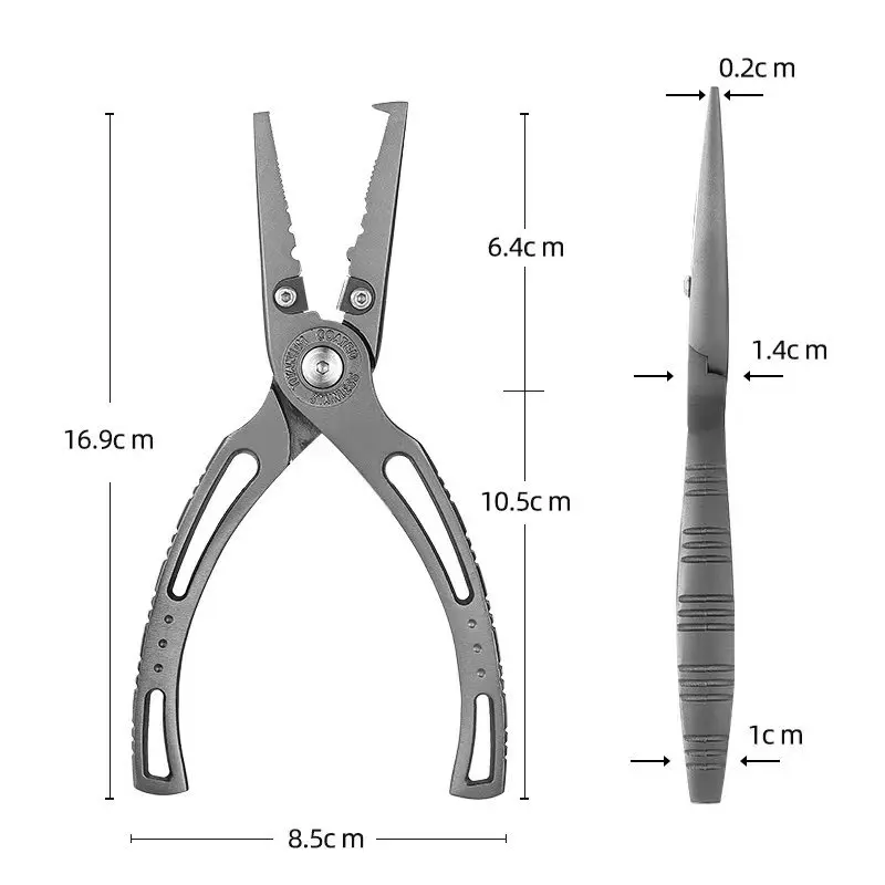 Y51 Fishing Pliers Full Steel 304 Material 6.5 Inches Open Loop Wire Cutters Special Forceps For Fishing Gear All-Steel Casting
Y51 Fishing Pliers Full Steel 304 Material 6.5 Inches Open Loop Wire Cutters Special Forceps For Fishing Gear All-Steel Casting