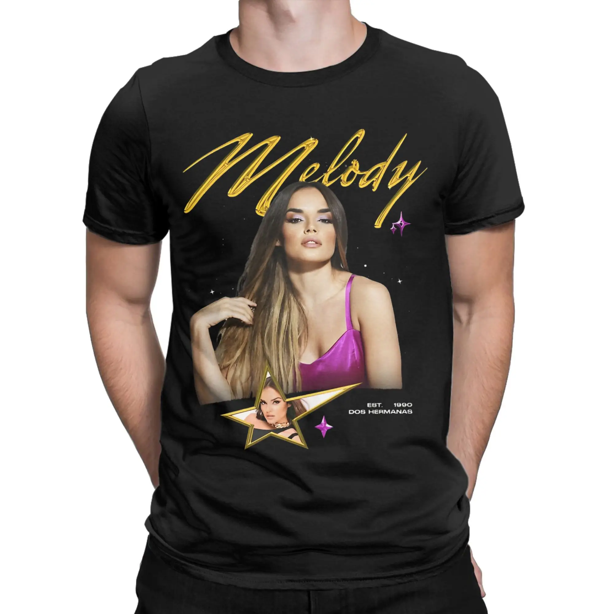 Melody Esa Diva Eurovisions 2025, Испания, футболка для мужчин и женщин, футболки с принтом, одежда из 100% хлопка
Melody Esa Diva Eurovisions 2025, Испания, футболка для мужчин и женщин, футболки с принтом, одежда из 100% хлопка