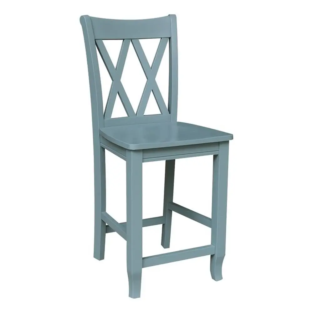 Solid Wood Bar Stool With Double X-Back Design, Unfinished Parawood, Easy DIY Assembly, 46.2 Inch Height, 225 Lbs Capacity
Solid Wood Bar Stool With Double X-Back Design, Unfinished Parawood, Easy DIY Assembly, 46.2 Inch Height, 225 Lbs Capacity