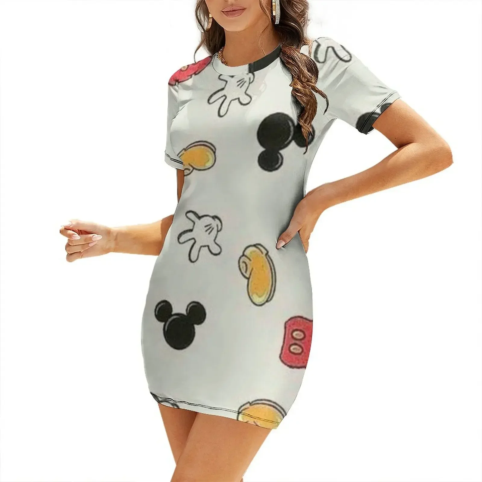 mickymouse design Short-Sleeved Dress dress for woman Dress woman Clothing female
mickymouse design Short-Sleeved Dress dress for woman Dress woman Clothing female