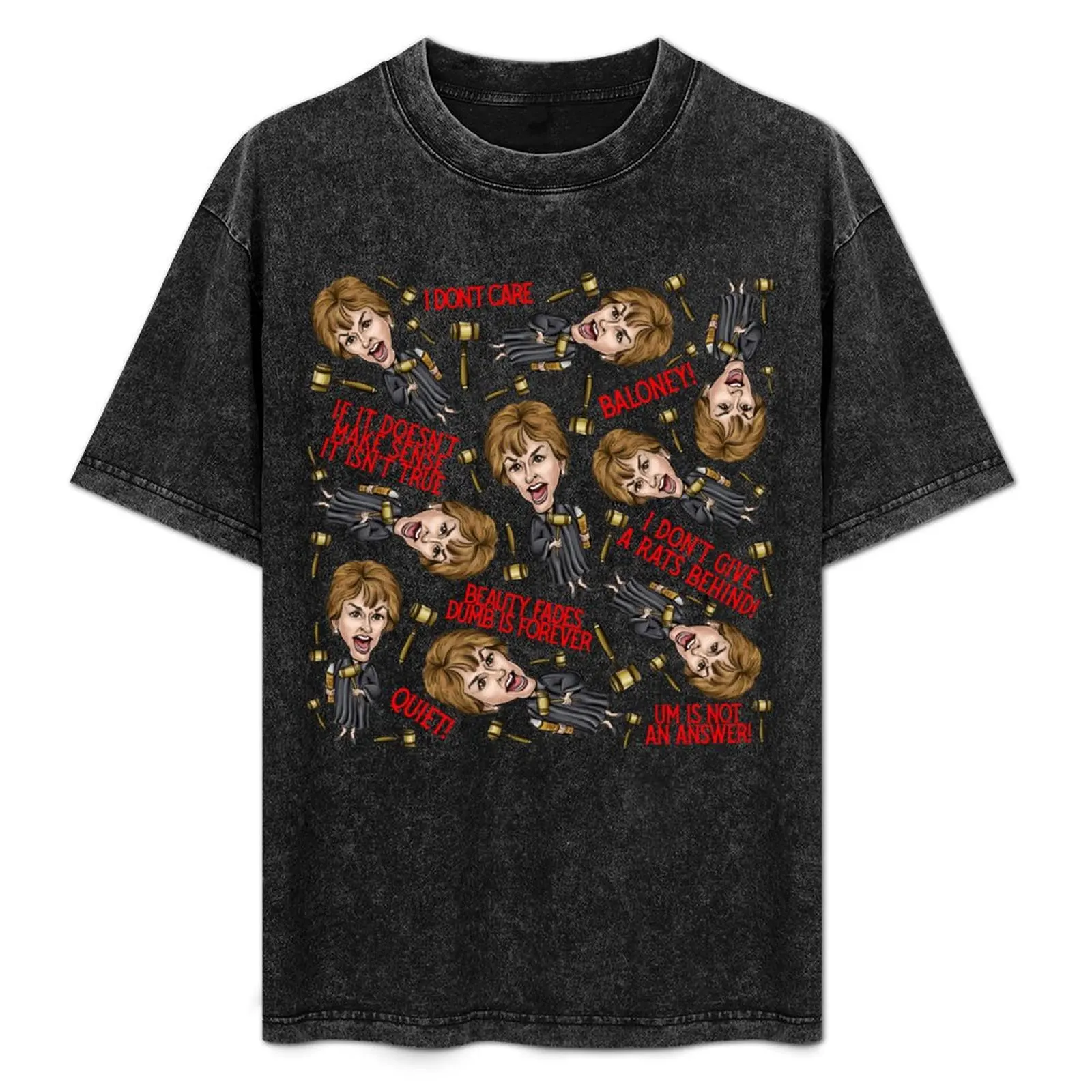 Purple Judge Judy Print T-Shirt Stretch Fabric Comfort T-Shirt
Purple Judge Judy Print T-Shirt Stretch Fabric Comfort T-Shirt
