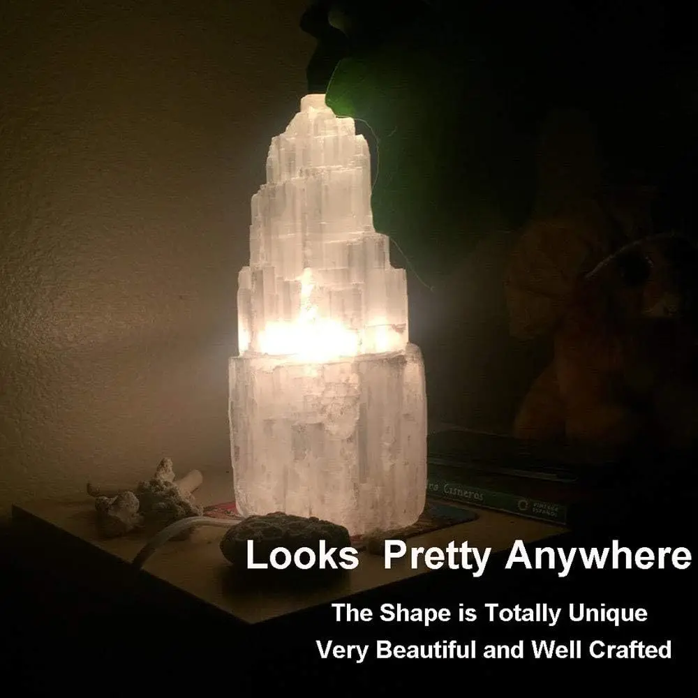 20CM Large Selenite Stone Glow Rock Handcrafted Lamp for Home Decorative Stones
20CM Large Selenite Stone Glow Rock Handcrafted Lamp for Home Decorative Stones