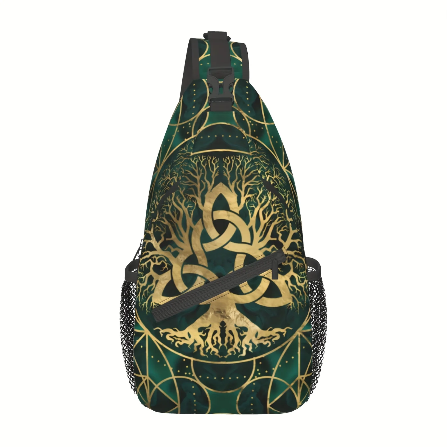 1pc Men's Crossbody Chest Bag, Tree Of Life Malachite Pockets Travel Sports Shoulder Bag
1pc Men's Crossbody Chest Bag, Tree Of Life Malachite Pockets Travel Sports Shoulder Bag