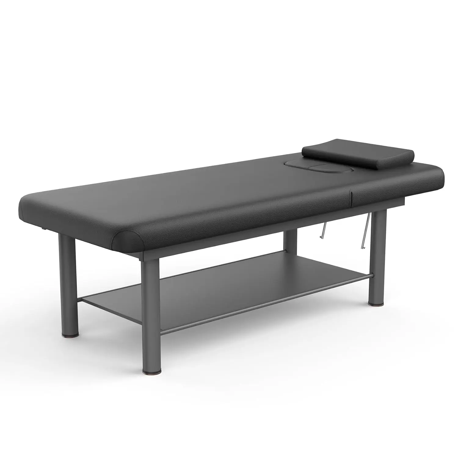 Heavy Duty Stationary Massage Table Adjustable Backrest Spa Facial Physical Therapy Metal Frame PU Leather Black, Custom
Heavy Duty Stationary Massage Table Adjustable Backrest Spa Facial Physical Therapy Metal Frame PU Leather Black, Custom