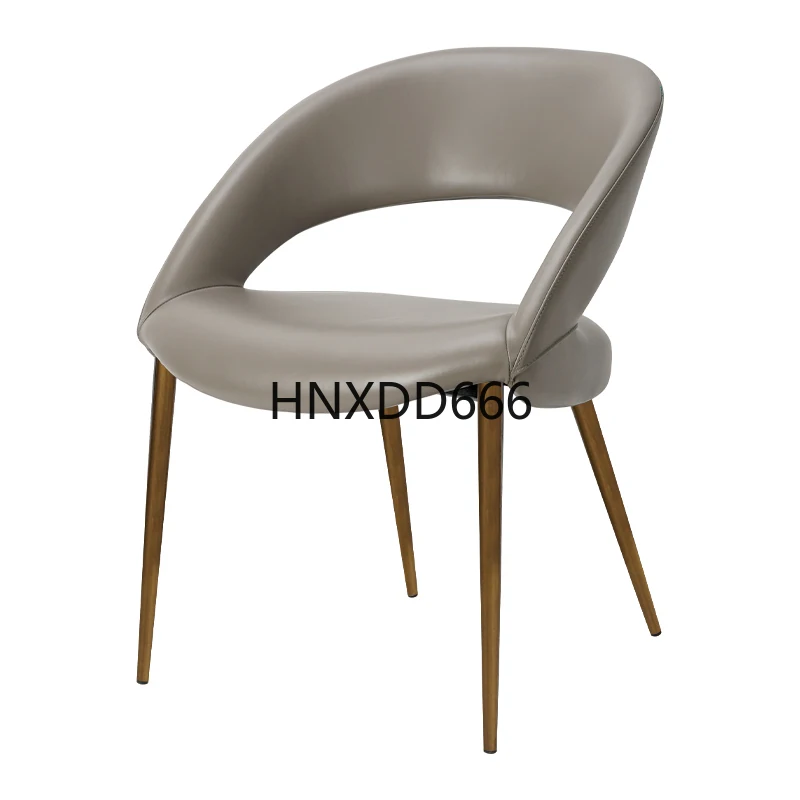 Кожаный бытовой современный простой легкий роскошный стул
Кожаный бытовой современный простой легкий роскошный стул