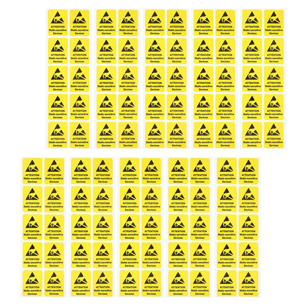 100 шт. электростатических предупреждающих наклеек с высокой адгезией, предупреждающие знаки «Не прикасаться» для фабрик, офисов, дома
100 шт. электростатических предупреждающих наклеек с высокой адгезией, предупреждающие знаки «Не прикасаться» для фабрик, офисов, дома