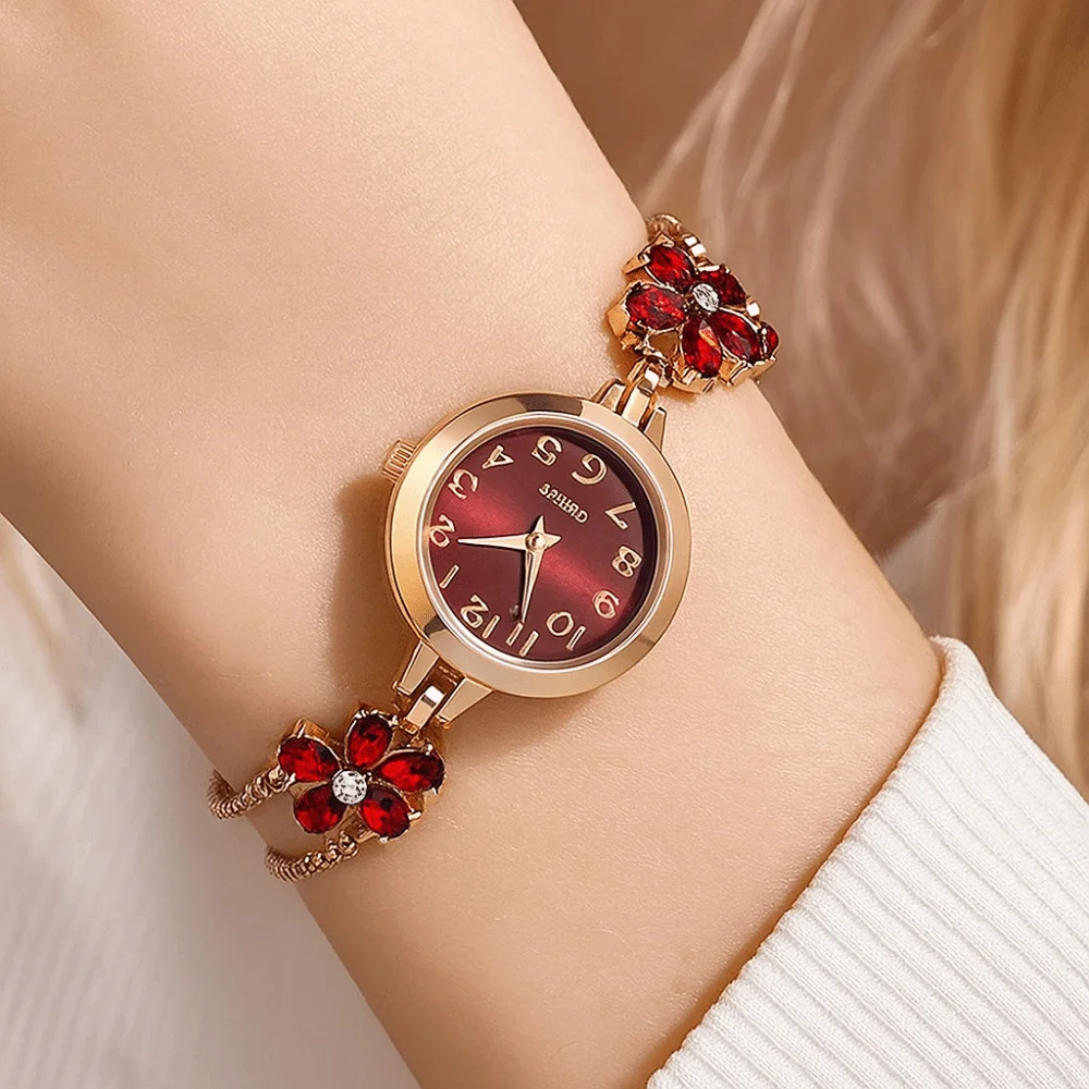 Elegant Women's Bracelet Watch Double Layered Chain Exquisite Ladies Business Watches Oval Shaped Pull Type
Elegant Women's Bracelet Watch Double Layered Chain Exquisite Ladies Business Watches Oval Shaped Pull Type