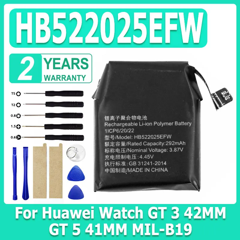HB522025EFW для Huawei Watch GT 3 42 мм GT 5 41 мм HB522025EFW MIL-B19 Сменные часы BatteryWatch GT3 Смарт-часы + бесплатные инструменты
HB522025EFW для Huawei Watch GT 3 42 мм GT 5 41 мм HB522025EFW MIL-B19 Сменные часы BatteryWatch GT3 Смарт-часы + бесплатные инструменты