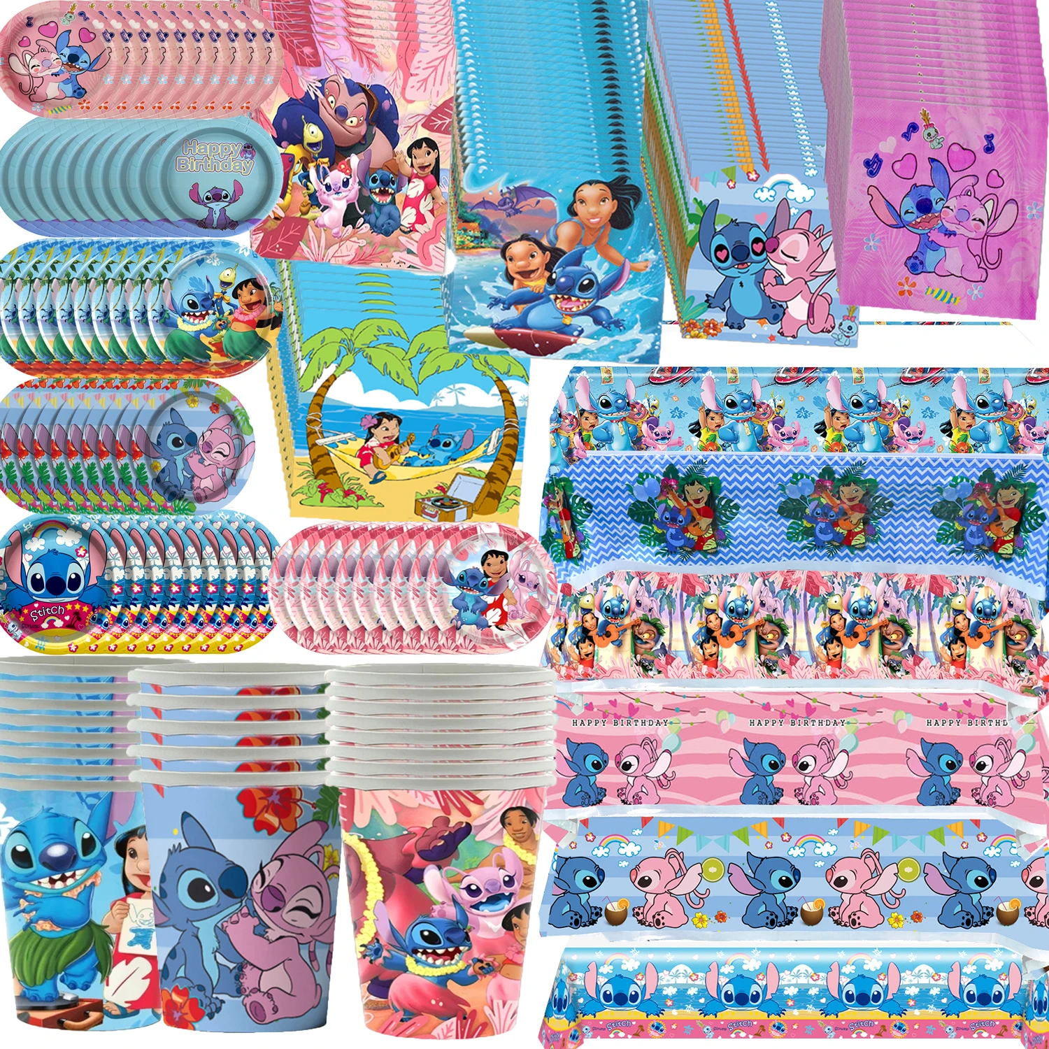 Disney Lilo&Stitch Birthday Decoration Angle Disposable Tableware Cup Plate Tablecloth Baby Shower Kids Girls Party Supplies Toy
Disney Lilo&Stitch Birthday Decoration Angle Disposable Tableware Cup Plate Tablecloth Baby Shower Kids Girls Party Supplies Toy
