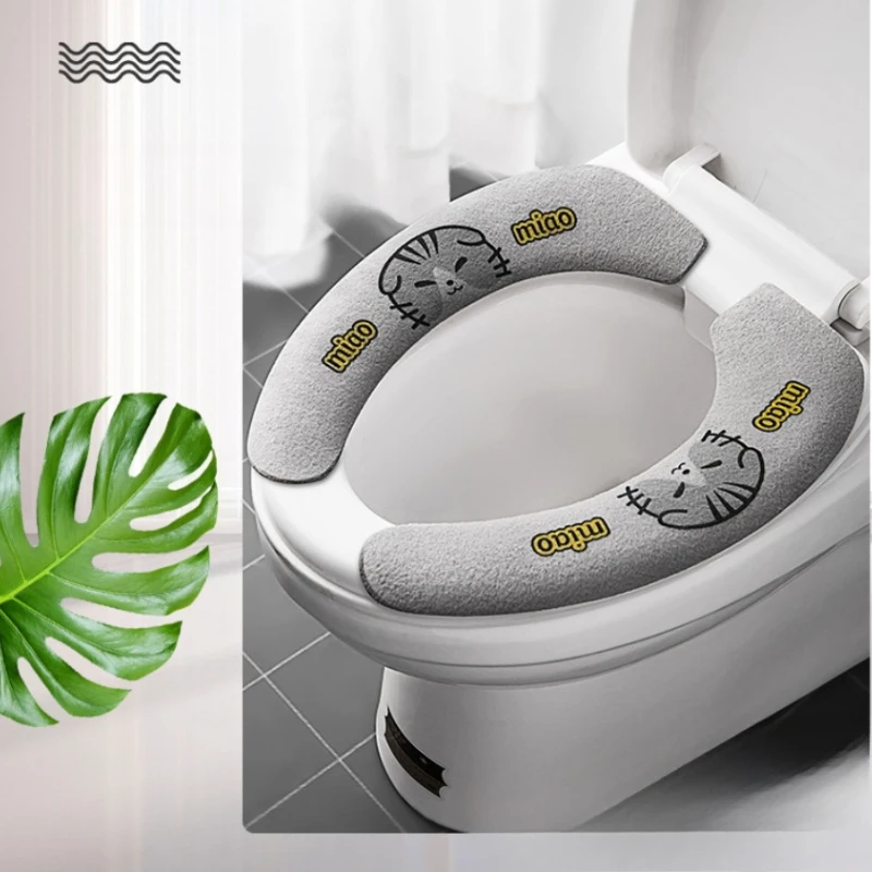 Cute Reusable Soft Thick Sticky Closes Tool Seat Mat 1 Pair Paste Toilet Seat Cover Cartoon Waterproof Bathroom Toilet Seat Pad
Cute Reusable Soft Thick Sticky Closes Tool Seat Mat 1 Pair Paste Toilet Seat Cover Cartoon Waterproof Bathroom Toilet Seat Pad