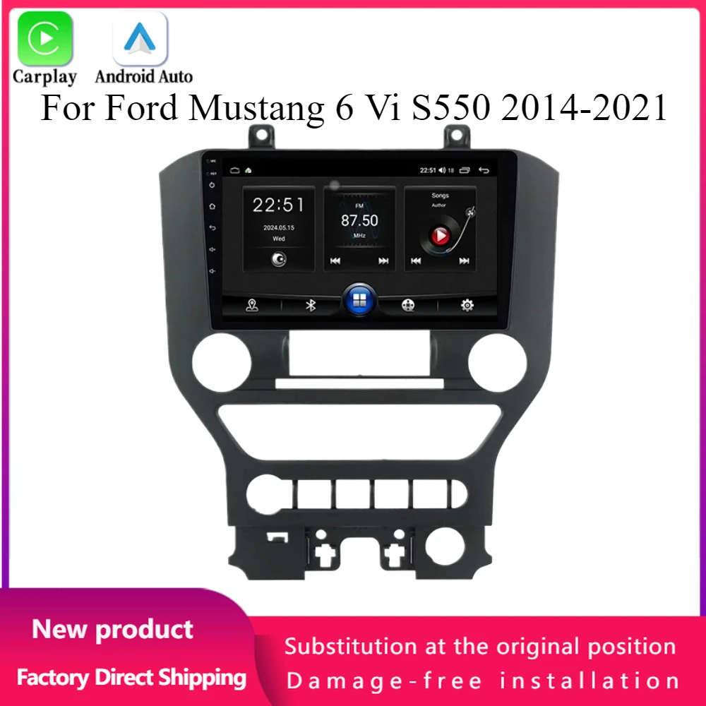 Android 14 Multimedia For Ford Mustang 6 Vi S550 2014-2021 Autoradio 4G GPS Car Radio Player Navigazione BT Carplay Touch Screen
Android 14 Multimedia For Ford Mustang 6 Vi S550 2014-2021 Autoradio 4G GPS Car Radio Player Navigazione BT Carplay Touch Screen