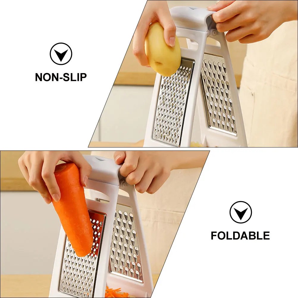 Wear-Resistant Handheld Grater for Carrot Potato Cucumber Vegetables Fruits Garlic Ginger Slicing Shredding Non-Slip Handle
Wear-Resistant Handheld Grater for Carrot Potato Cucumber Vegetables Fruits Garlic Ginger Slicing Shredding Non-Slip Handle