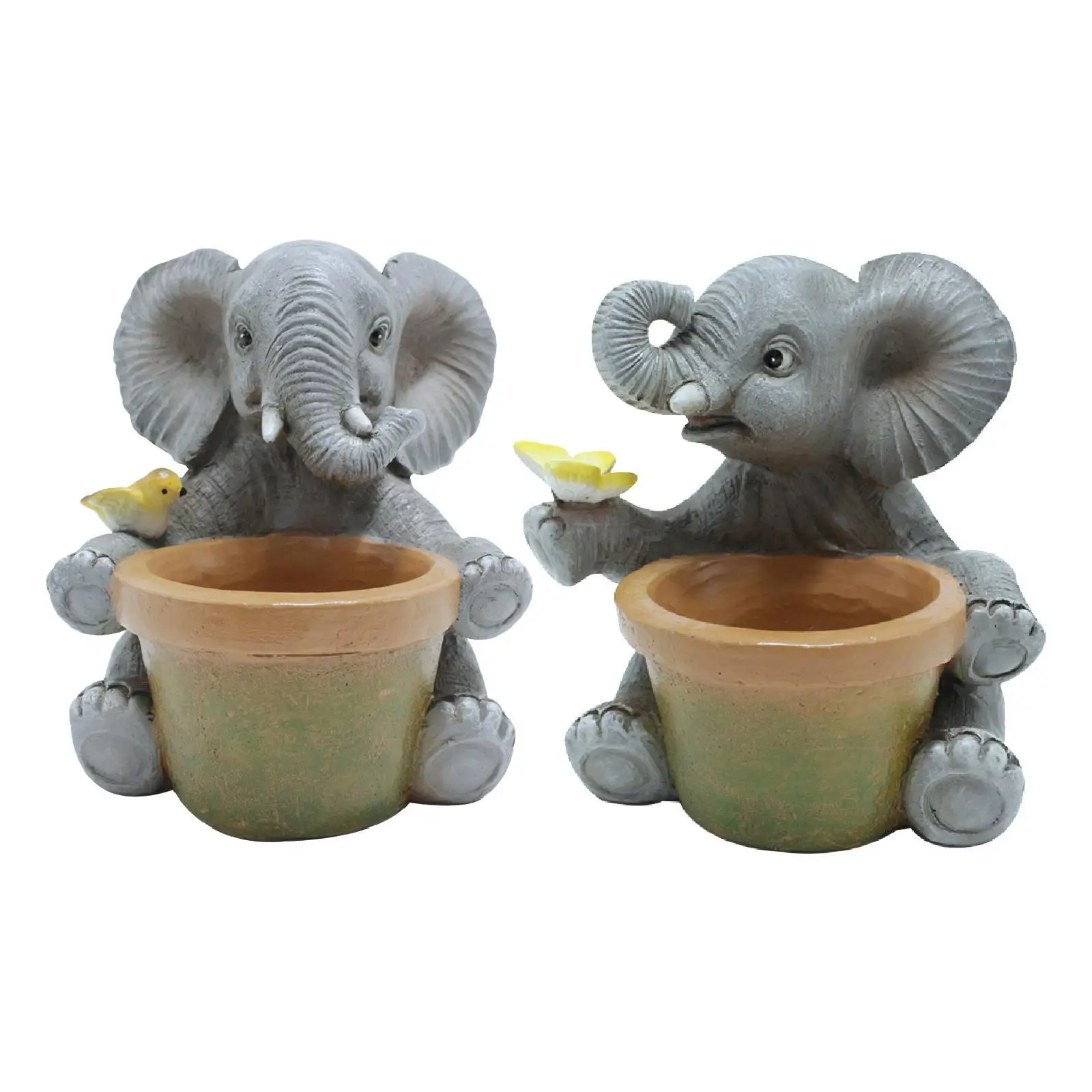 Garden Elephant Statue Planter Mini Animal Sculpture Outdoor Decoration Micro Landscape Resin Figurine Flower Pot for Shelf
Garden Elephant Statue Planter Mini Animal Sculpture Outdoor Decoration Micro Landscape Resin Figurine Flower Pot for Shelf