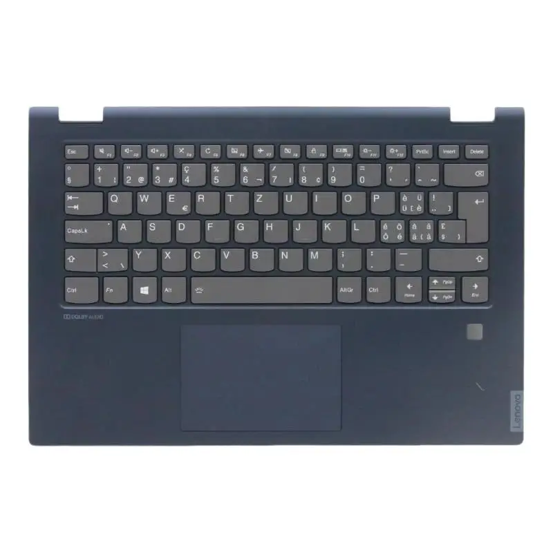 WAF SWS Swiss Backlit Keyboard With Blue PL Upper Case Palmrest Shell FPR Hole Cover For Lenovo Flex C340 14 IWL API IML 5CB0U42
WAF SWS Swiss Backlit Keyboard With Blue PL Upper Case Palmrest Shell FPR Hole Cover For Lenovo Flex C340 14 IWL API IML 5CB0U42