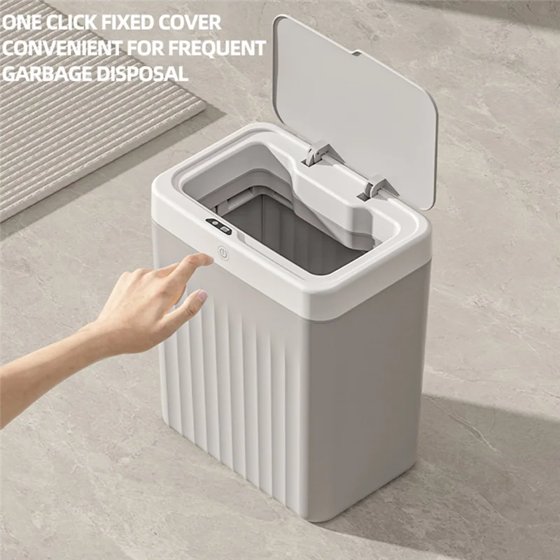 10L Intelligent Induction Trash Can Kitchen Storage Smart Bucket For Bathroom Kitchen Trash Can
10L Intelligent Induction Trash Can Kitchen Storage Smart Bucket For Bathroom Kitchen Trash Can