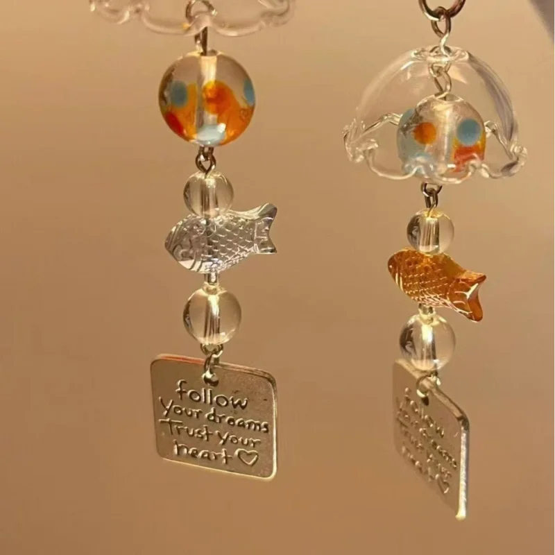 Goldfish Wind Chime Phone Case Pendant CCD Camera Card Book Decoration DIY Bracelet Beads Hanging Accessories ins Style 2026 New
Goldfish Wind Chime Phone Case Pendant CCD Camera Card Book Decoration DIY Bracelet Beads Hanging Accessories ins Style 2026 New