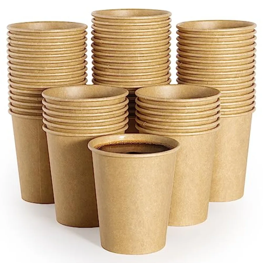 300 Pack Disposable Coffee Cups 8 oz Paper Cups for Water, Coffee, Juice, and Tea, 8 oz Hot Paper Cups for Home, Restaurant, St
300 Pack Disposable Coffee Cups 8 oz Paper Cups for Water, Coffee, Juice, and Tea, 8 oz Hot Paper Cups for Home, Restaurant, St