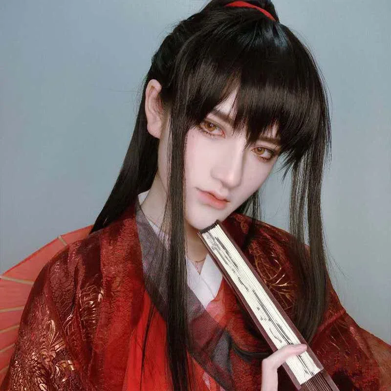 AS wig male ancient style fake hair cos universal Chinese clothing ponytail bangs long hair lifelike and natural
AS wig male ancient style fake hair cos universal Chinese clothing ponytail bangs long hair lifelike and natural