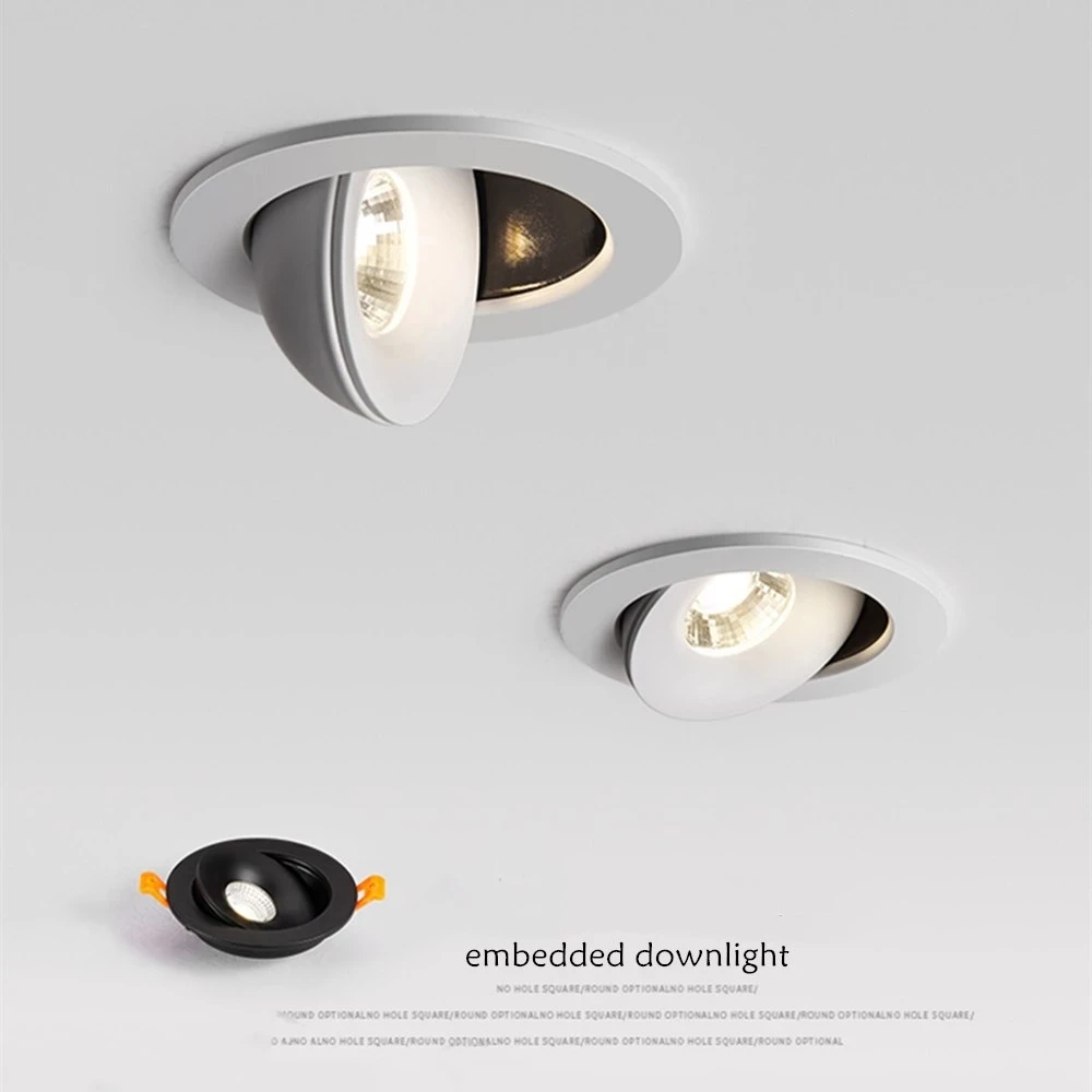 Spot Led Downlight Recessed Ceiling Lamp 15W Dimmable White Black Indoor Led Spot Light 360° Adjustable For Living Room AC220V
Spot Led Downlight Recessed Ceiling Lamp 15W Dimmable White Black Indoor Led Spot Light 360° Adjustable For Living Room AC220V