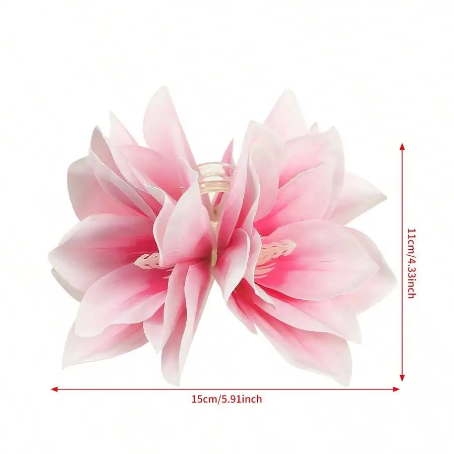 Womens Large Pink Lotus Flower Hair Clip Claw Hair Accessory For Wedding Party Beach Vacation
Womens Large Pink Lotus Flower Hair Clip Claw Hair Accessory For Wedding Party Beach Vacation