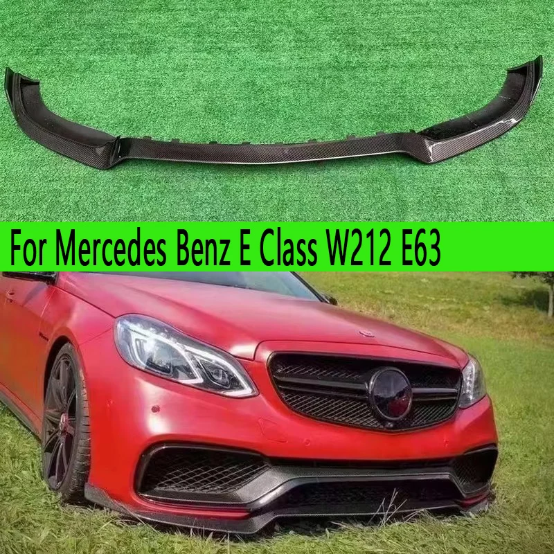 For Mercedes Benz E Class W212 E63 Carbon Fiber Car Front Bumper Lip Front lip Diffuser Front Chin Spoiler 14-16 Body Kit
For Mercedes Benz E Class W212 E63 Carbon Fiber Car Front Bumper Lip Front lip Diffuser Front Chin Spoiler 14-16 Body Kit