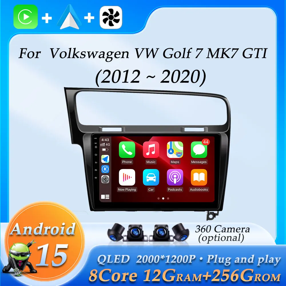 10inch Android 15 for Volkswagen VW Golf 7 MK7 GTI 2012-2020 Wireless Carplay GPS Navigation Car Radio Video DSP Stereo BT WiFi
10inch Android 15 for Volkswagen VW Golf 7 MK7 GTI 2012-2020 Wireless Carplay GPS Navigation Car Radio Video DSP Stereo BT WiFi