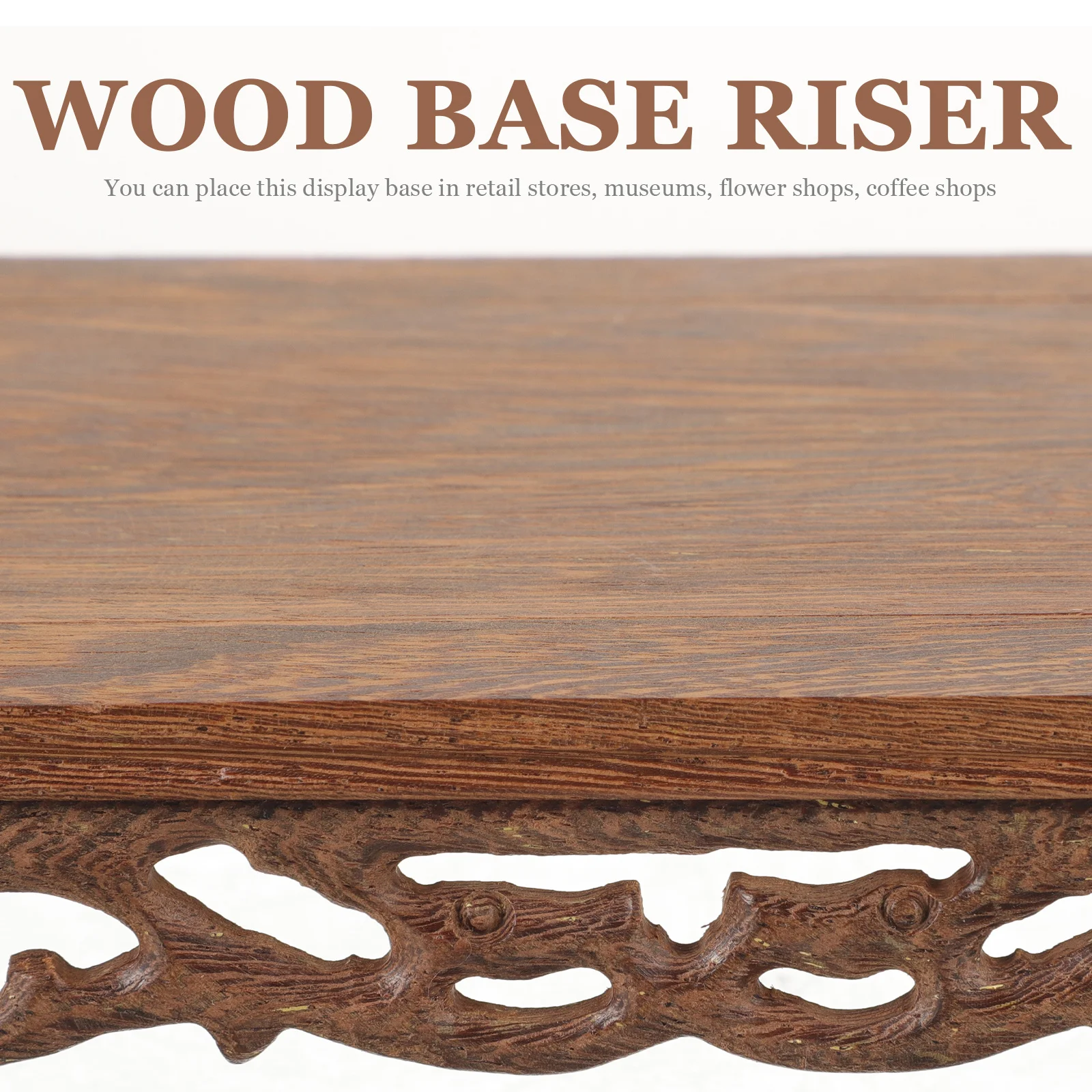 Wood Display Stand Handicraft Base For Statue Vase Planter Teapot Craft Decoration Tabletop Wooden Risers Home Decor Stone
Wood Display Stand Handicraft Base For Statue Vase Planter Teapot Craft Decoration Tabletop Wooden Risers Home Decor Stone