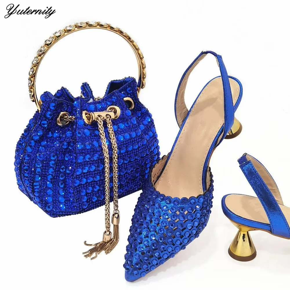 Italian Desgin Rhinestone Ladies Shoes And Bag Set Fashion Adult Women High Heels Sandals Heels Shoes And Matching Bag Set
Italian Desgin Rhinestone Ladies Shoes And Bag Set Fashion Adult Women High Heels Sandals Heels Shoes And Matching Bag Set