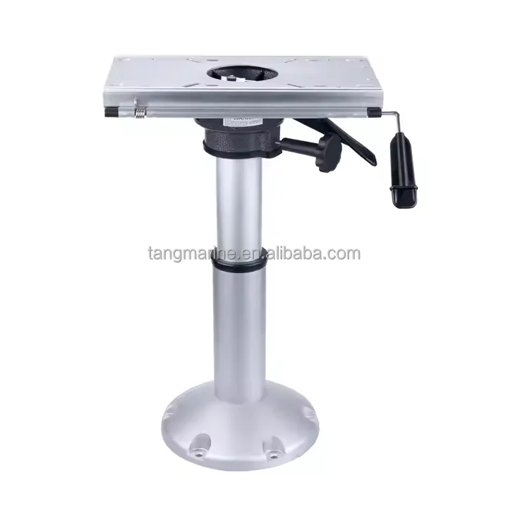 Adjustable Pneumatic Aluminum Boat Seat Base Swivels Pedestal Mount Marine Supplies Pouch Size for Boating
Adjustable Pneumatic Aluminum Boat Seat Base Swivels Pedestal Mount Marine Supplies Pouch Size for Boating