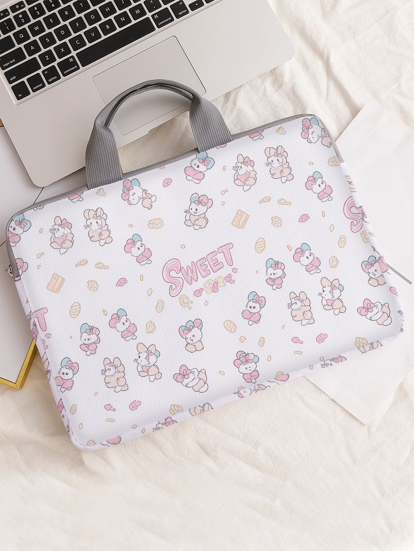 One Set, Two Styles, Colorful Cartoon Rabbit Printed Laptop Sleeve, Briefcase, Suitable for 14-inch Laptops
One Set, Two Styles, Colorful Cartoon Rabbit Printed Laptop Sleeve, Briefcase, Suitable for 14-inch Laptops