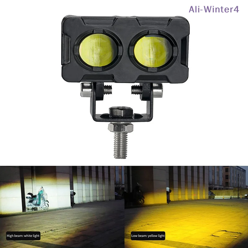 【Winter4】1PCS Motorcycle LED Fog Lights Driving Fog Light Dual Color Work Light Bar Motorcycle Headlights Auxiliary Spotlight
【Winter4】1PCS Motorcycle LED Fog Lights Driving Fog Light Dual Color Work Light Bar Motorcycle Headlights Auxiliary Spotlight