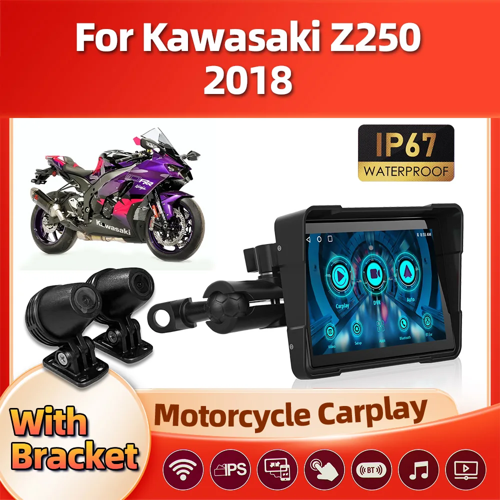 Motorcycle Carplay Portable Wireless Android Auto Monitor Touch Screen Navigation GPS IP67 Waterproof For Kawasaki Z250 2018
Motorcycle Carplay Portable Wireless Android Auto Monitor Touch Screen Navigation GPS IP67 Waterproof For Kawasaki Z250 2018