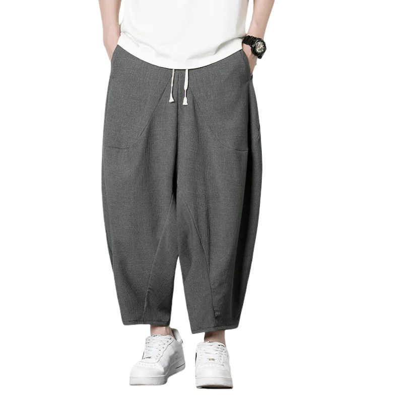 Men Chinese Style Summer Harem Pants Men Baggy Casual Pants Male Loose Fit Trendy Long Pants Bloomers Male Soild Color Trousers
Men Chinese Style Summer Harem Pants Men Baggy Casual Pants Male Loose Fit Trendy Long Pants Bloomers Male Soild Color Trousers