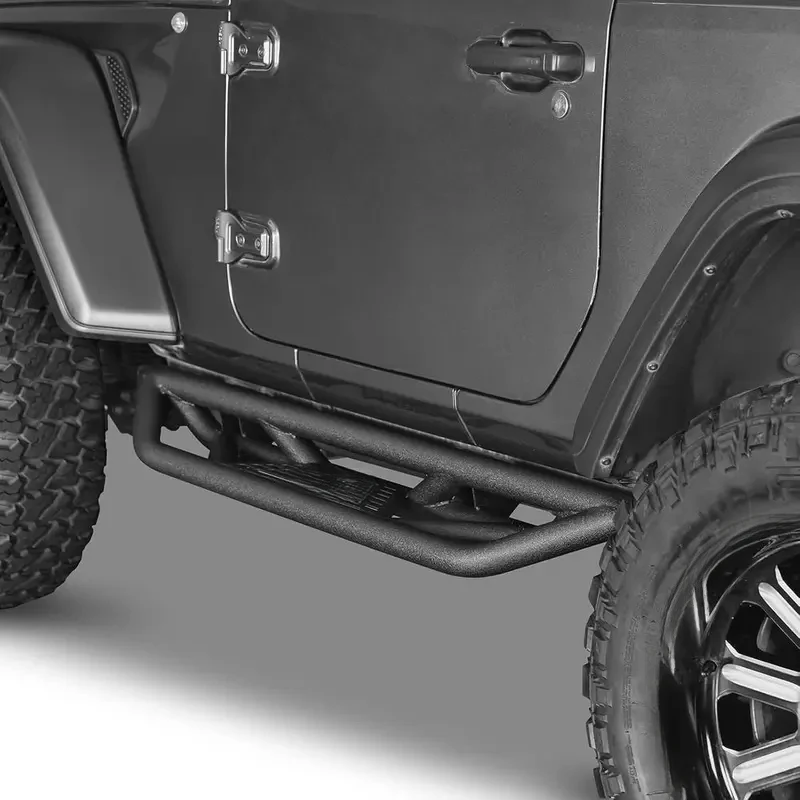 Heavy‑Duty Tubular Side Steps Rock Slider Rail Exterior Mod Part For Wrangler JL 2‑Door 2018‑2026
Heavy‑Duty Tubular Side Steps Rock Slider Rail Exterior Mod Part For Wrangler JL 2‑Door 2018‑2026