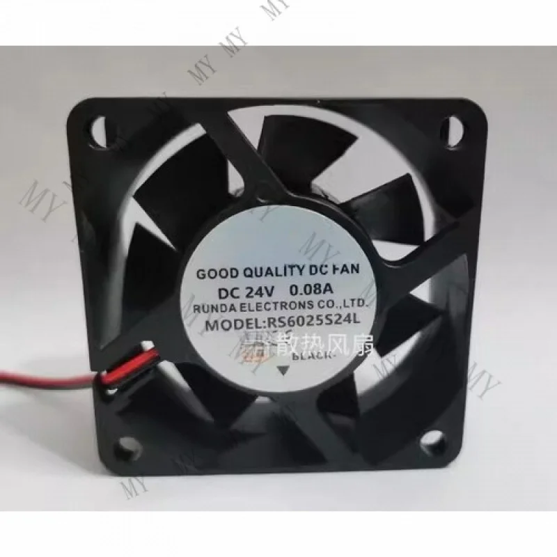 TT RUNDA RS6025S24L DC24V 0.08A 2-Wire Inverter Cooling Fan
TT RUNDA RS6025S24L DC24V 0.08A 2-Wire Inverter Cooling Fan