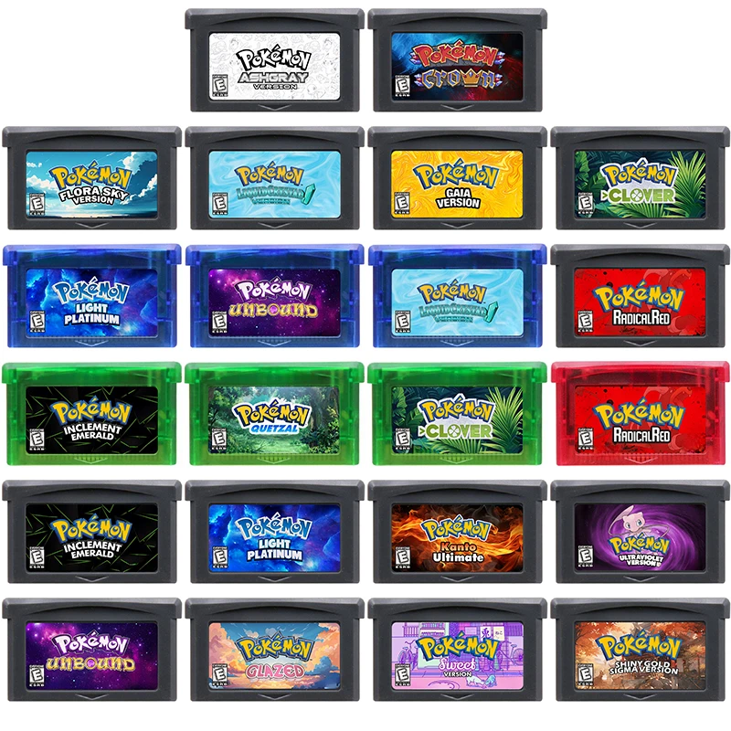 GBA Pokemon New Adventure Game Card Series Английские игровые карты могут быть настроены по индивидуальному заказу
GBA Pokemon New Adventure Game Card Series Английские игровые карты могут быть настроены по индивидуальному заказу