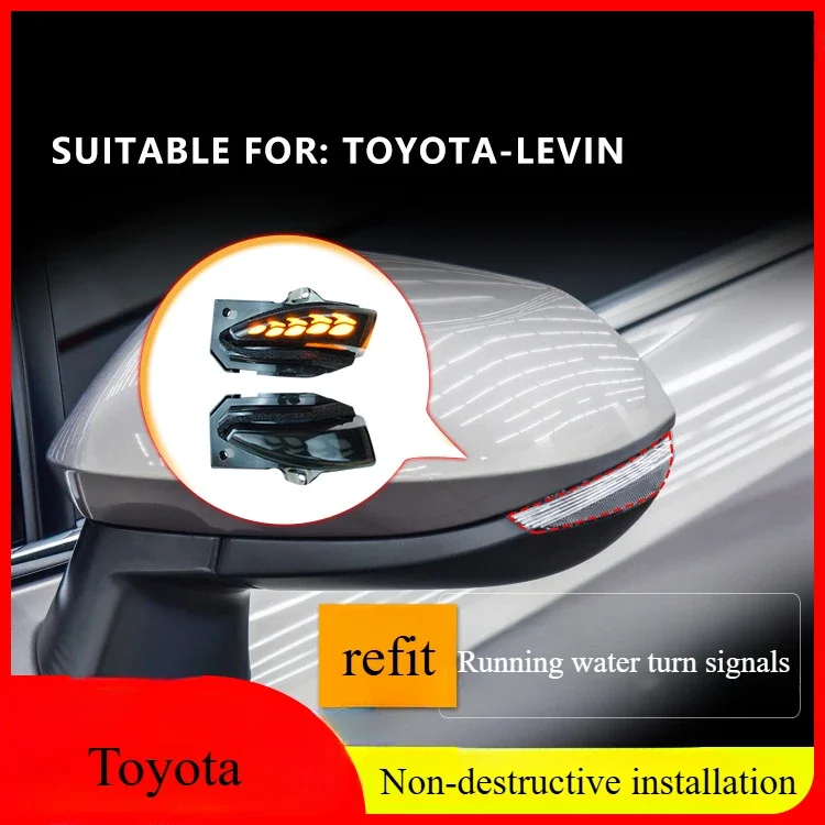 Для нового зеркала заднего вида Leiling Toyota, покажчики поворота с проточной водой, касание синих дневных ходовых огней, чешуи дракона
Для нового зеркала заднего вида Leiling Toyota, покажчики поворота с проточной водой, касание синих дневных ходовых огней, чешуи дракона