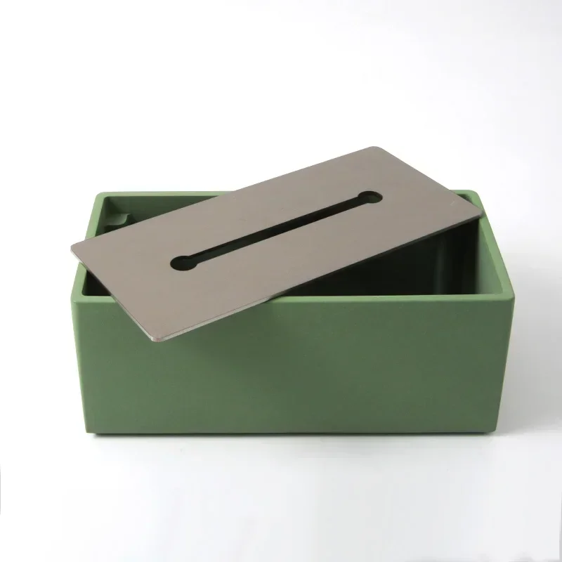 Handmade Cement Luxury Concrete Tissue Box With Metal Cover Modern Custom Logo For Hotel Home Living Room
Handmade Cement Luxury Concrete Tissue Box With Metal Cover Modern Custom Logo For Hotel Home Living Room