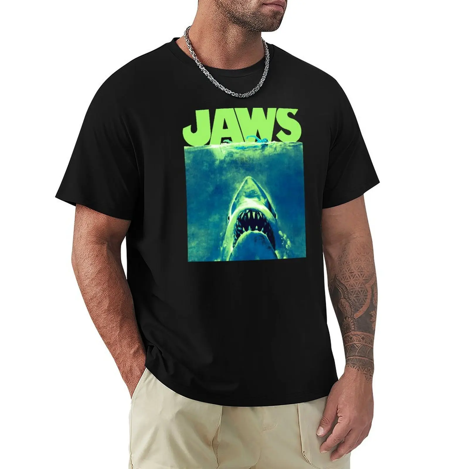 Jaws Surfacing Neon Poster Logo T-Shirt Basic Lightweight Short Sleeve Tee
Jaws Surfacing Neon Poster Logo T-Shirt Basic Lightweight Short Sleeve Tee