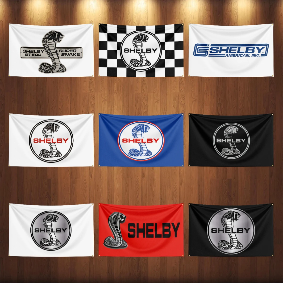 90x150CM Mustangs Shelbys Car Flag Banner For Car Racing Decoration Poster Tapestry Polyester Outdoor Home
90x150CM Mustangs Shelbys Car Flag Banner For Car Racing Decoration Poster Tapestry Polyester Outdoor Home