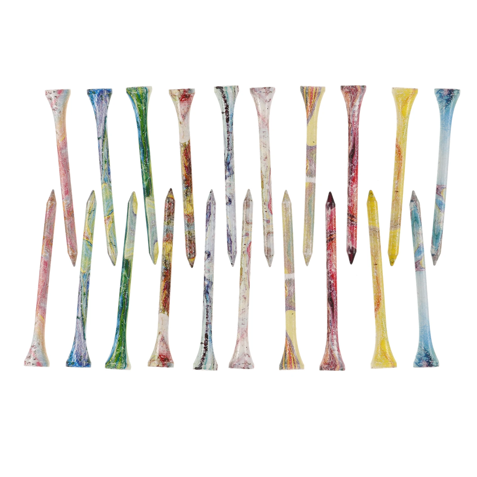 50 Pcs Tees Bright Color Wooden Golf Ball s Stable Training Accessories Replaceable Pegs Western Golf Tees Golfs Spike
50 Pcs Tees Bright Color Wooden Golf Ball s Stable Training Accessories Replaceable Pegs Western Golf Tees Golfs Spike
