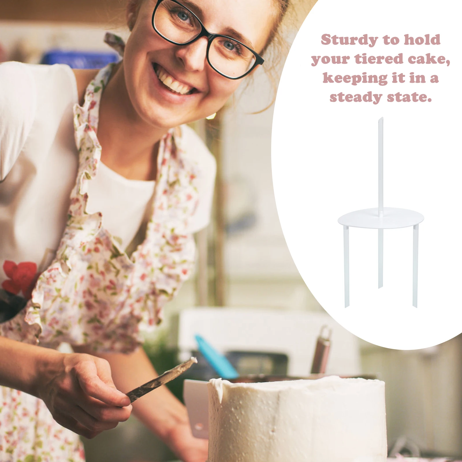 Cake Stand Support Rods 3 Sets Stacking Dowels Tiered Separator Plates Pillar Easy Cut Food Grade Plastic Cake Dowel Sticks
Cake Stand Support Rods 3 Sets Stacking Dowels Tiered Separator Plates Pillar Easy Cut Food Grade Plastic Cake Dowel Sticks