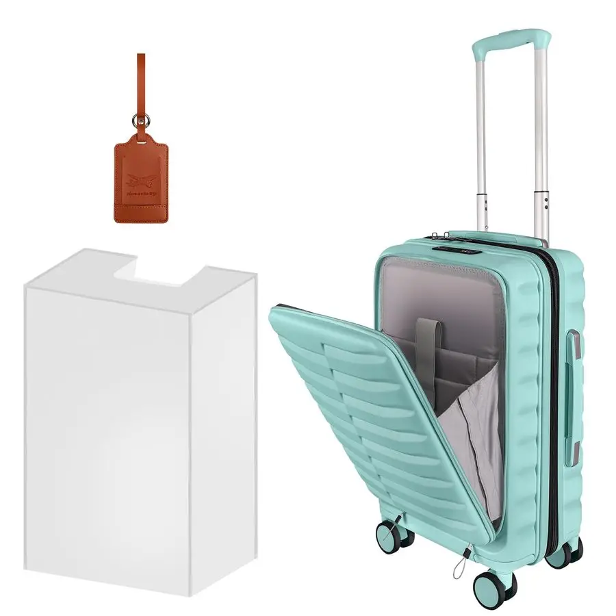 Airline Approved Carry On Luggage with Front Open Pocket Expandable, Spinner Wheels, ABSPC Hardshell Small 20inch Suitcase with
Airline Approved Carry On Luggage with Front Open Pocket Expandable, Spinner Wheels, ABSPC Hardshell Small 20inch Suitcase with