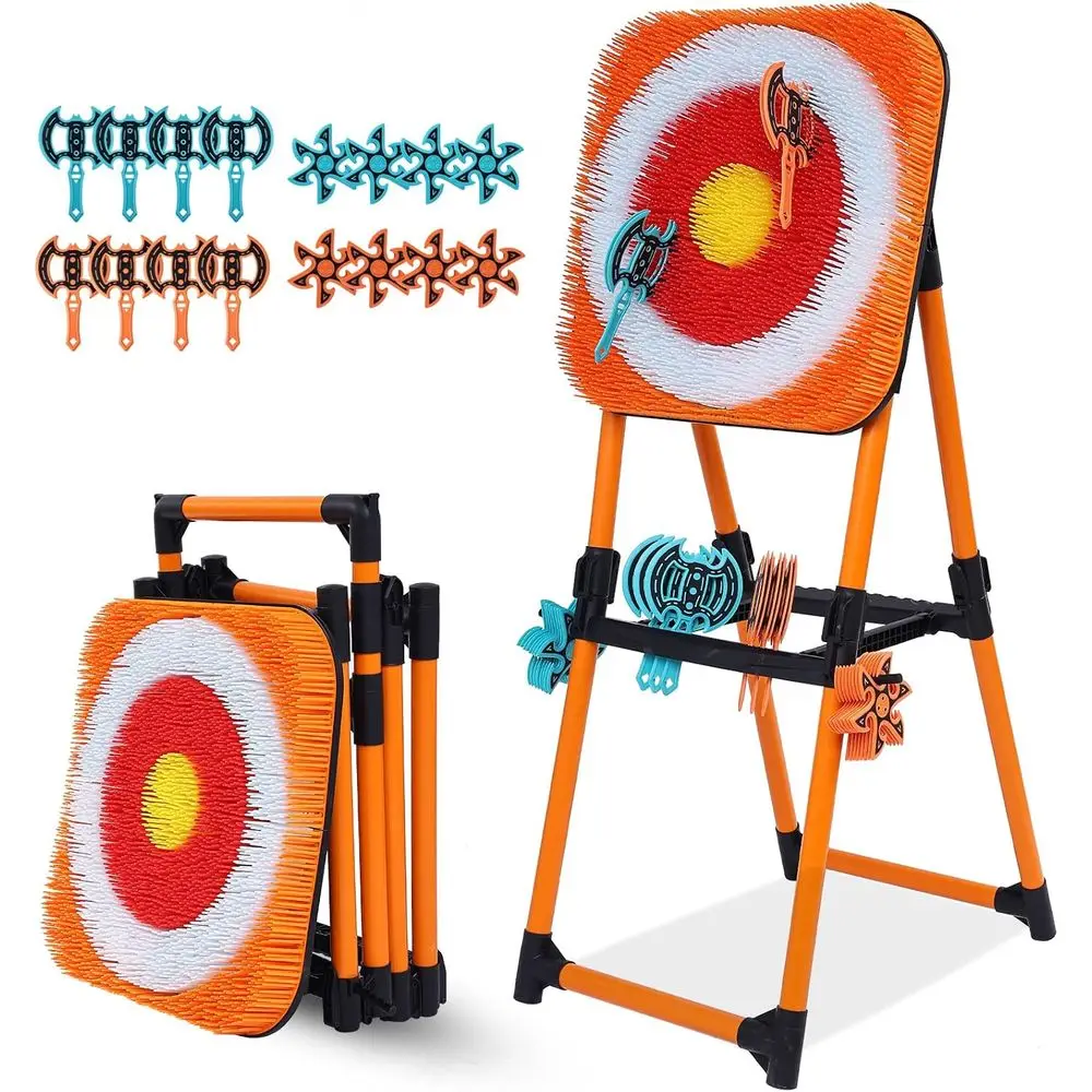 Family-Friendly Axe Throwing Game with 16 Axes for Outdoor and Backyard Fun
Family-Friendly Axe Throwing Game with 16 Axes for Outdoor and Backyard Fun